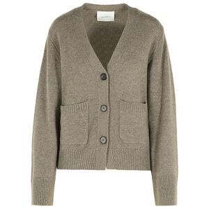 Lisa Yang 'Danni' Truffle Cashmere Cardigan Women